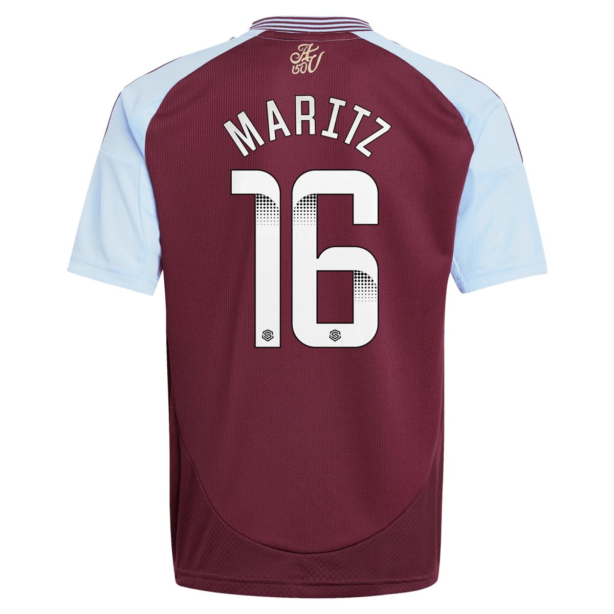 aston villa wsl adidas home shirt 2024-25 – kids with maritz 26 printing Collection | Official Aston Villa Shirts