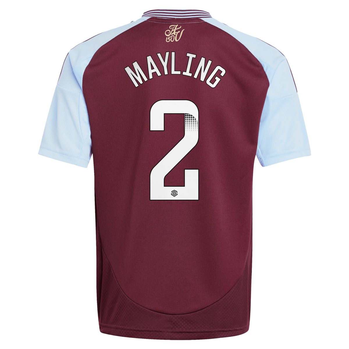 aston villa wsl adidas home shirt 2024-25 – kids with mayling 2 printing Collection | Official Aston Villa Shirts