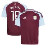 aston villa wsl adidas home shirt 2024-25 – kids with mullett 18 printing Collection | Official Aston Villa Shirts
