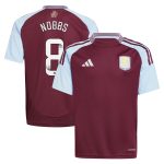 aston villa wsl adidas home shirt 2024-25 – kids with nobbs 8 printing Collection | Official Aston Villa Shirts