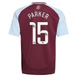aston villa wsl adidas home shirt 2024-25 – kids with parker 15 printing Collection | Official Aston Villa Shirts