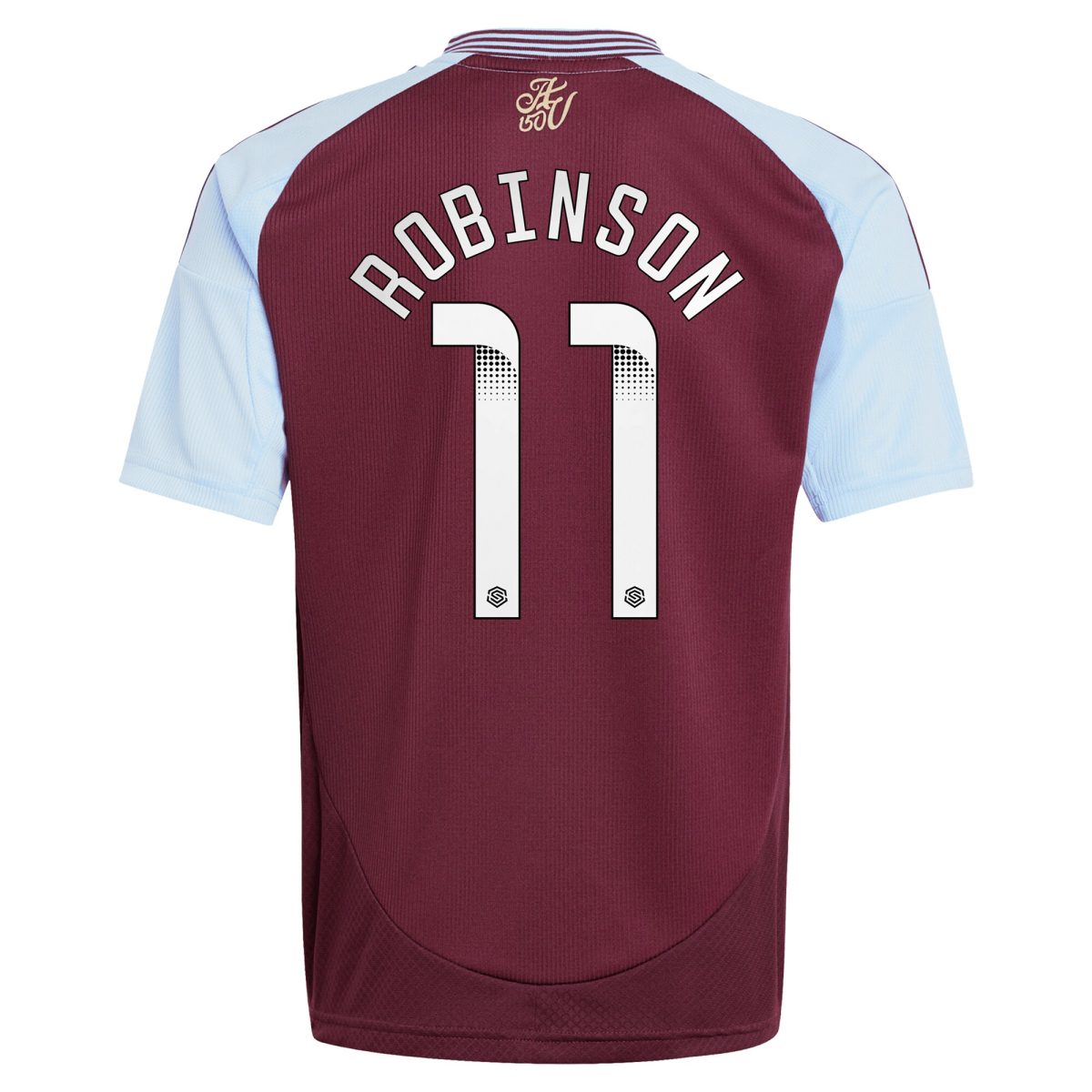 aston villa wsl adidas home shirt 2024-25 – kids with robinson 11 printing Collection | Official Aston Villa Shirts
