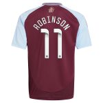 aston villa wsl adidas home shirt 2024-25 – kids with robinson 11 printing Collection | Official Aston Villa Shirts