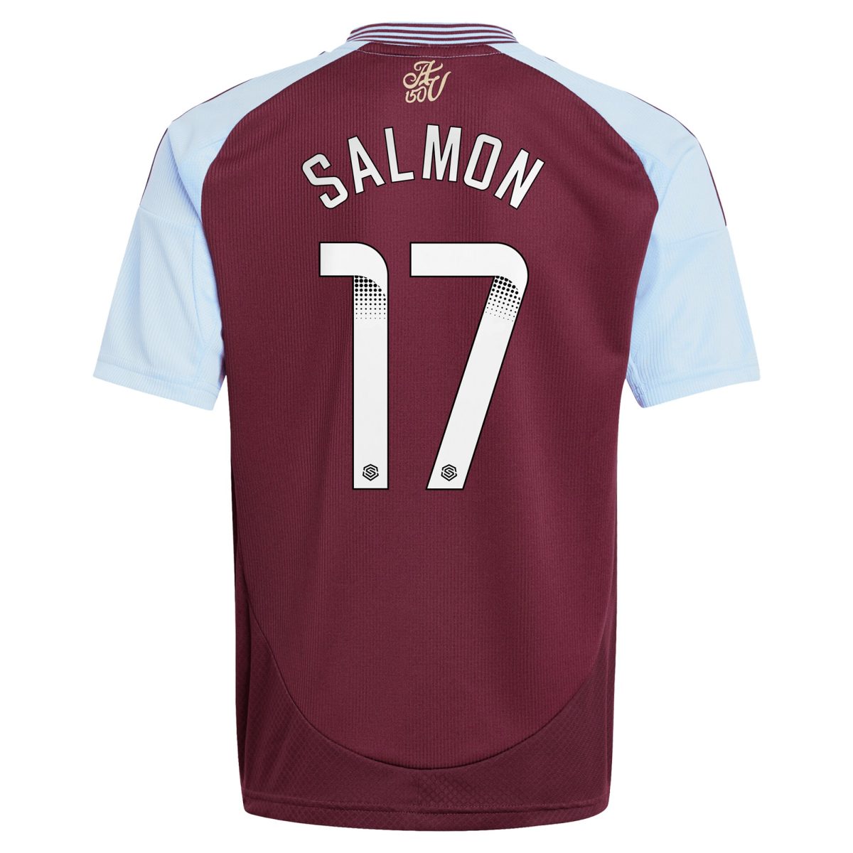 aston villa wsl adidas home shirt 2024-25 – kids with salmon 17 printing Collection | Official Aston Villa Shirts