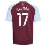 aston villa wsl adidas home shirt 2024-25 – kids with salmon 17 printing Collection | Official Aston Villa Shirts