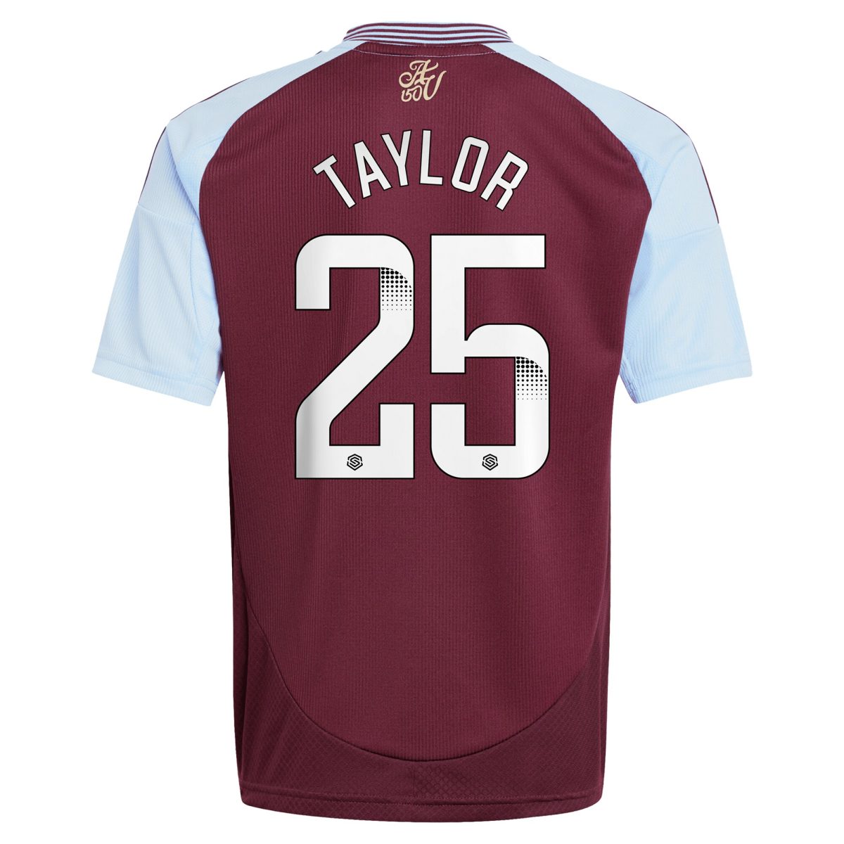 aston villa wsl adidas home shirt 2024-25 – kids with taylor 25 printing Collection | Official Aston Villa Shirts