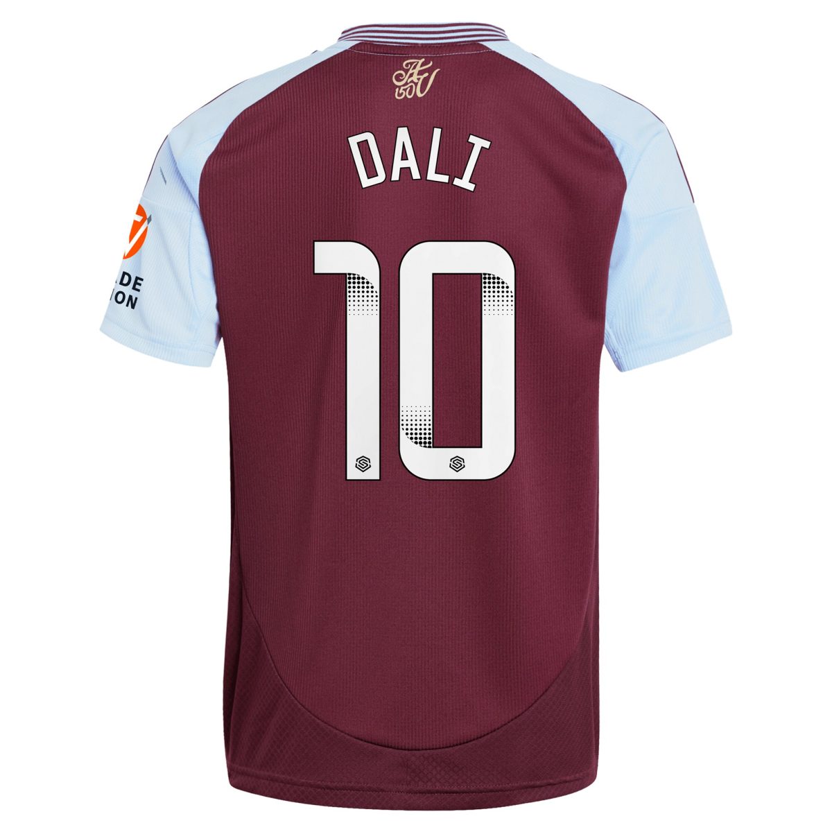 aston villa wsl adidas home shirt 2024-25 with dali 10 printing Collection | Official Aston Villa Shirts