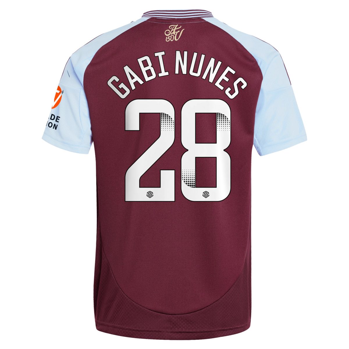 aston villa wsl adidas home shirt 2024-25 with gabi nunes 28 printing Collection | Official Aston Villa Shirts