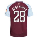 aston villa wsl adidas home shirt 2024-25 with gabi nunes 28 printing Collection | Official Aston Villa Shirts