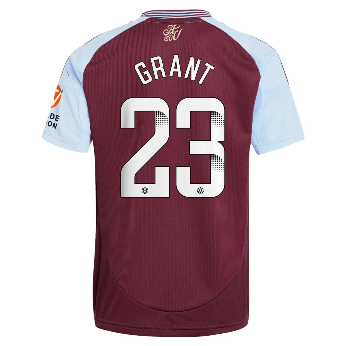 aston villa wsl adidas home shirt 2024-25 with grant 23 printing Collection | Official Aston Villa Shirts