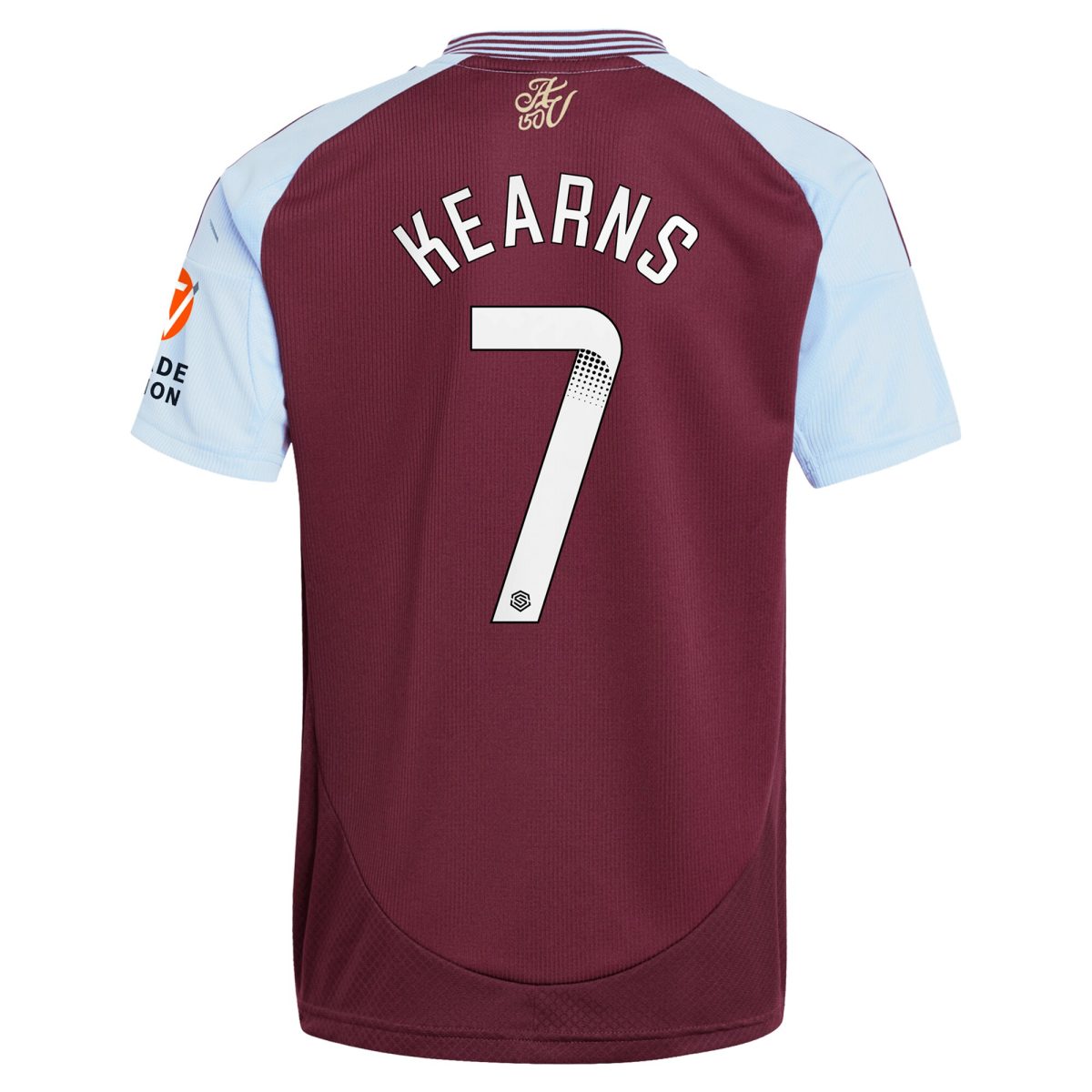 aston villa wsl adidas home shirt 2024-25 with kearns 7 printing Collection | Official Aston Villa Shirts