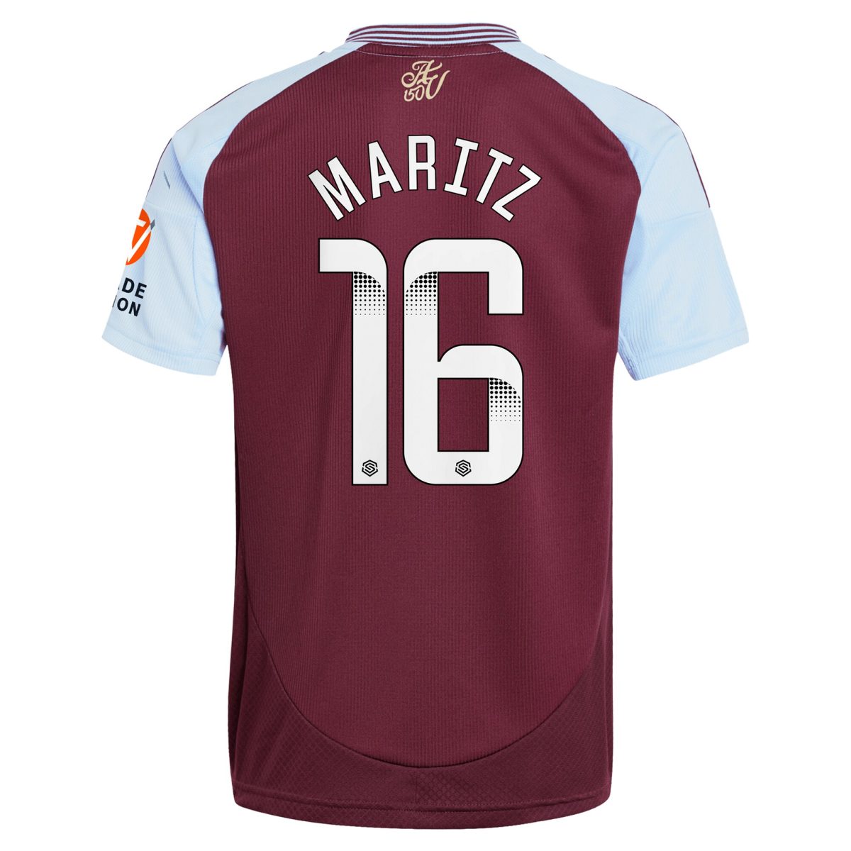 aston villa wsl adidas home shirt 2024-25 with maritz 26 printing Collection | Official Aston Villa Shirts
