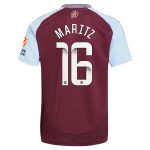 aston villa wsl adidas home shirt 2024-25 with maritz 26 printing Collection | Official Aston Villa Shirts