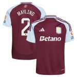 aston villa wsl adidas home shirt 2024-25 with mayling 2 printing Collection | Official Aston Villa Shirts
