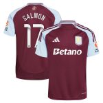 aston villa wsl adidas home shirt 2024-25 with salmon 17 printing Collection | Official Aston Villa Shirts
