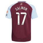 aston villa wsl adidas home shirt 2024-25 with salmon 17 printing Collection | Official Aston Villa Shirts