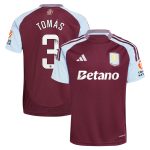 aston villa wsl adidas home shirt 2024-25 with tomás 3 printing Collection | Official Aston Villa Shirts