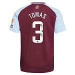 aston villa wsl adidas home shirt 2024-25 with tomás 3 printing Collection | Official Aston Villa Shirts