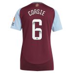 aston villa wsl adidas home shirt 2024-25 – womens with corsie 6 printing Collection | Official Aston Villa Shirts