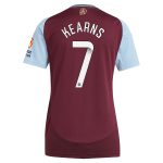 aston villa wsl adidas home shirt 2024-25 – womens with kearns 7 printing Collection | Official Aston Villa Shirts