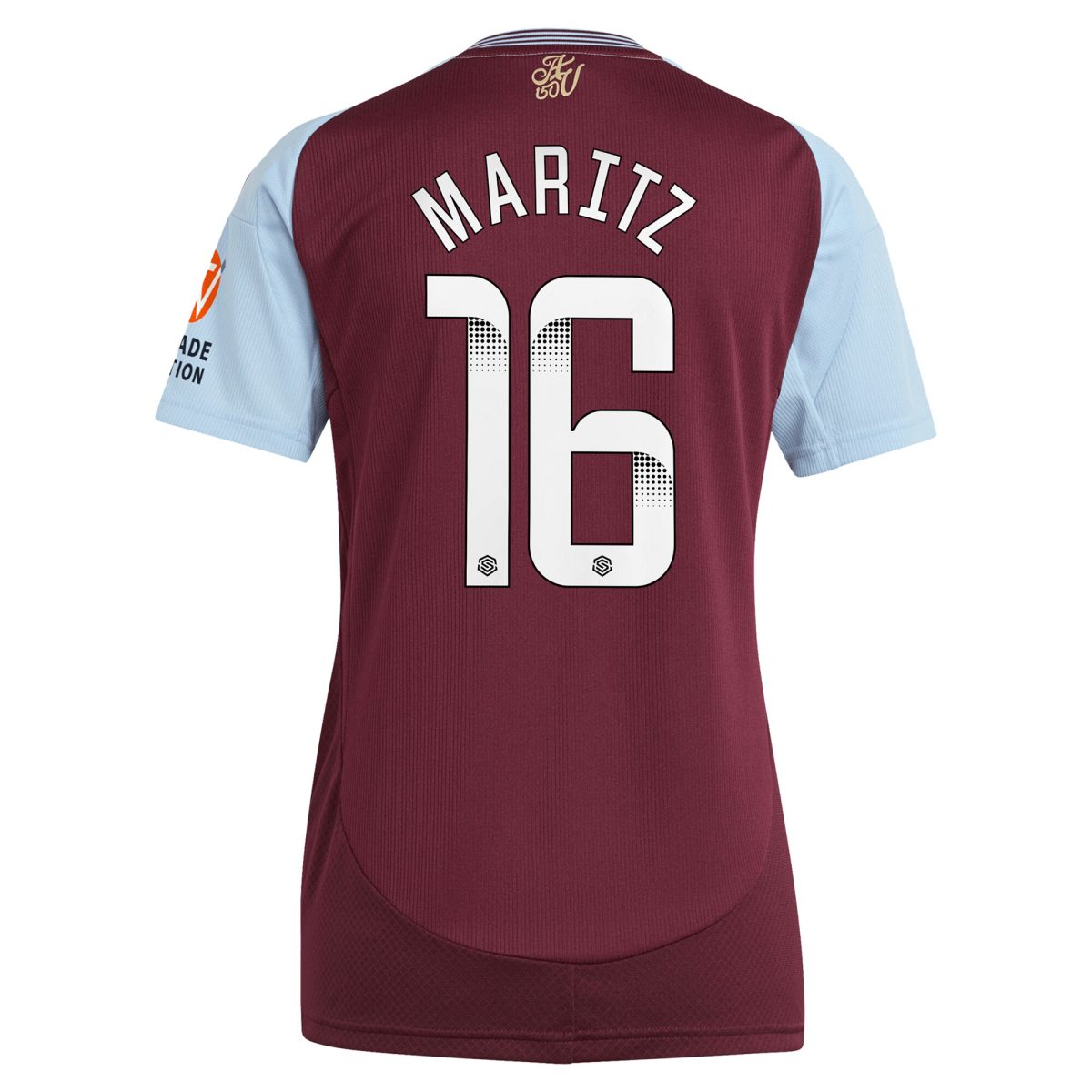 aston villa wsl adidas home shirt 2024-25 – womens with maritz 26 printing Collection | Official Aston Villa Shirts
