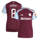 aston villa wsl adidas home shirt 2024-25 – womens with nobbs 8 printing Collection | Official Aston Villa Shirts
