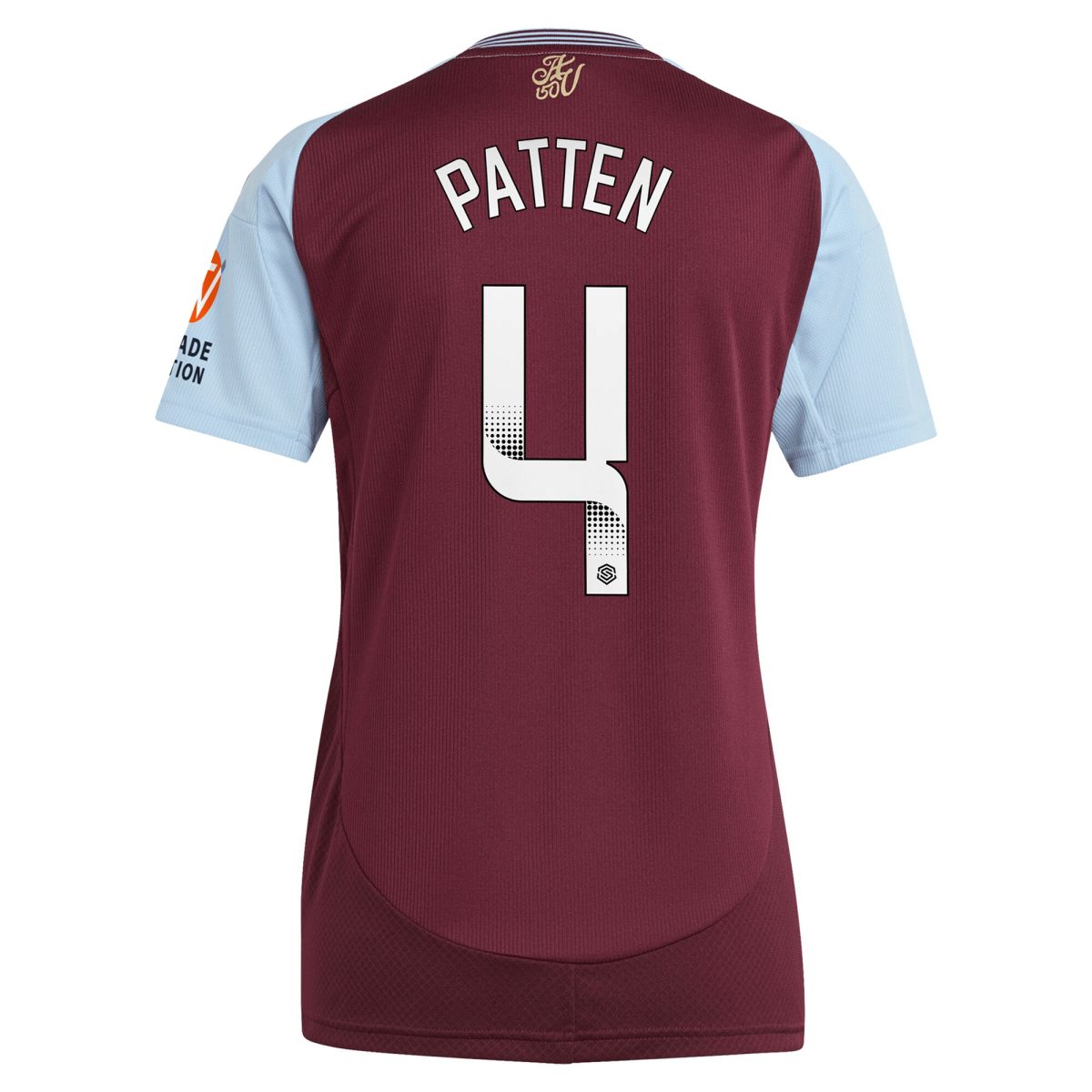 aston villa wsl adidas home shirt 2024-25 – womens with patten 4 printing Collection | Official Aston Villa Shirts