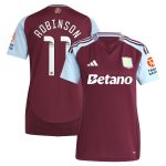 aston villa wsl adidas home shirt 2024-25 – womens with robinson 11 printing Collection | Official Aston Villa Shirts