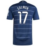 aston villa wsl adidas third authentic shirt 2024-25 with salmon 17 printing Collection | Official Aston Villa Shirts