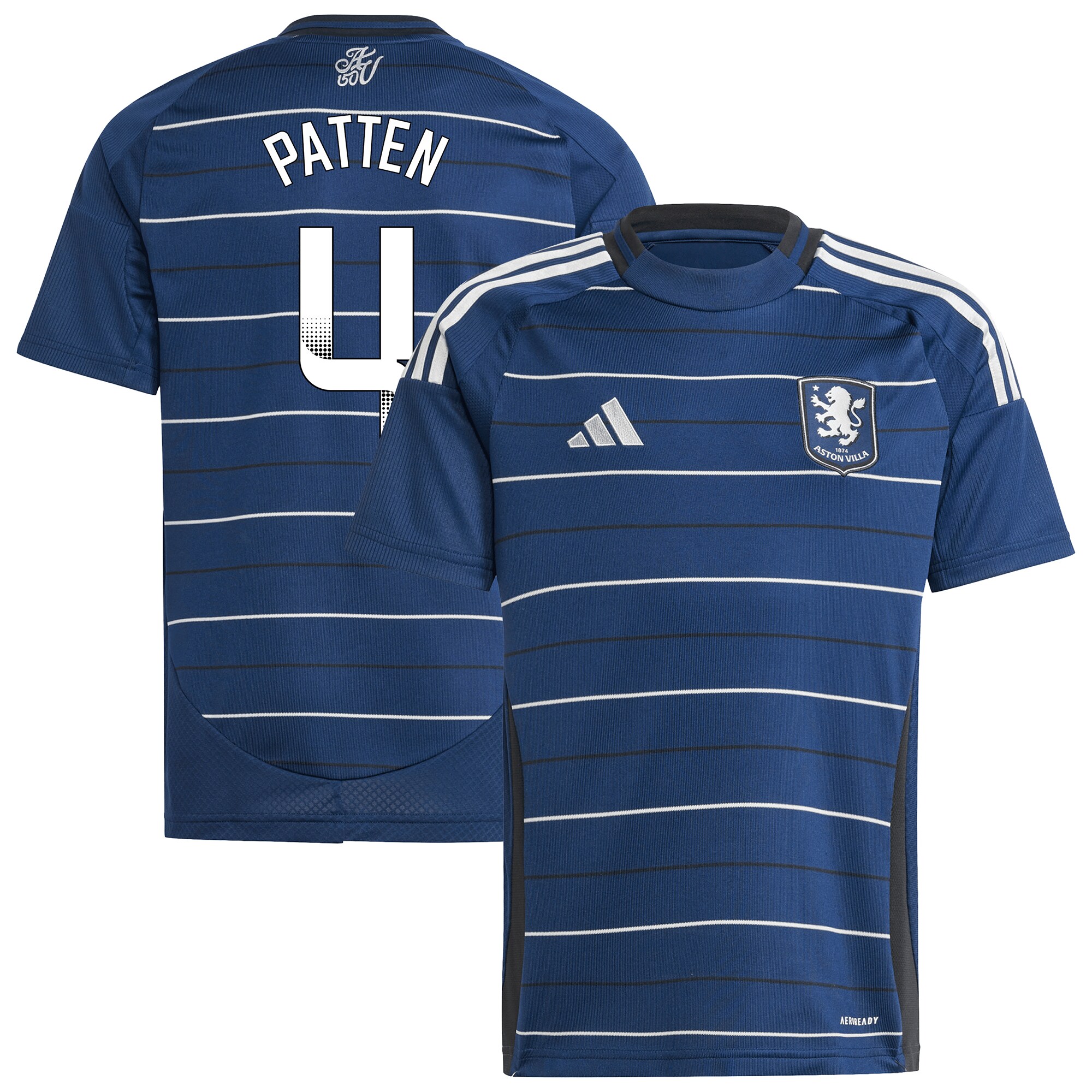 aston villa wsl adidas third shirt 2024-25 – kids with patten 4 printing Collection | Official Aston Villa Shirts