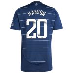 aston villa wsl adidas third shirt 2024-25 with hanson 20 printing Collection | Official Aston Villa Shirts