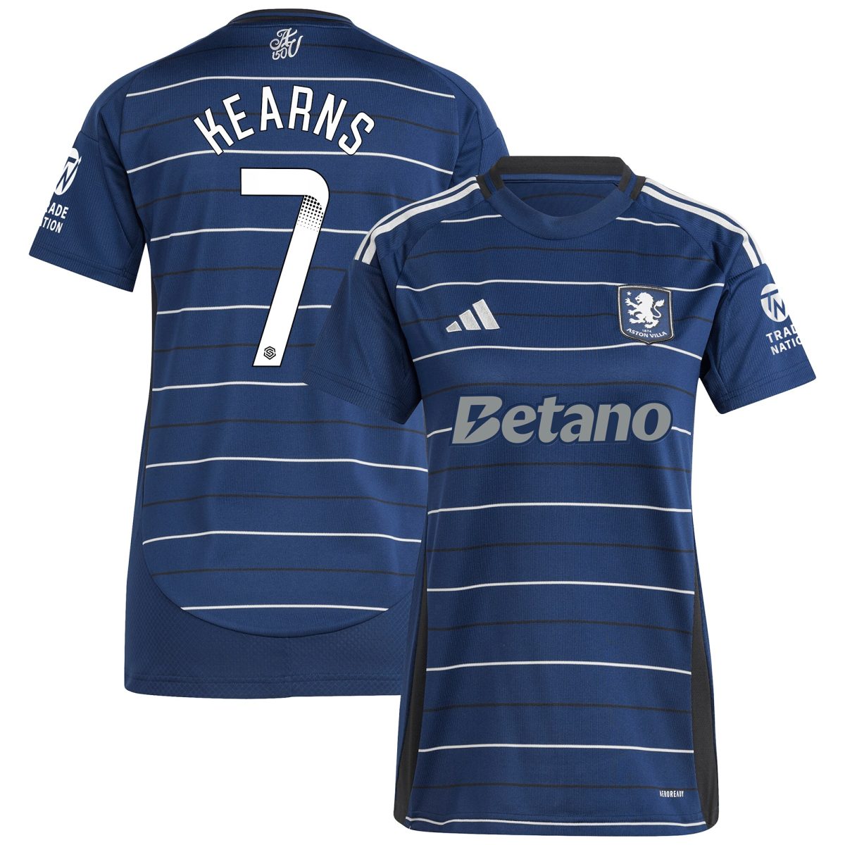 aston villa wsl adidas third shirt 2024-25 – womens with kearns 7 printing Collection | Official Aston Villa Shirts