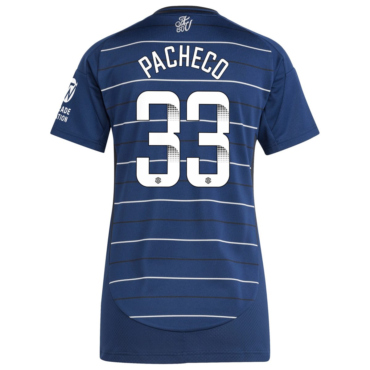 aston villa wsl adidas third shirt 2024-25 – womens with pacheco 33 printing Collection | Official Aston Villa Shirts