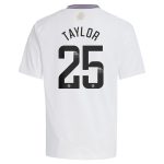 aston villa wsl away shirt 2024-25 – kids with taylor 25 printing Collection | Official Aston Villa Shirts