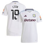 aston villa wsl away shirt 2024-25 – womens with leon 19 printing Collection | Official Aston Villa Shirts