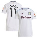 aston villa wsl away shirt 2024-25 – womens with robinson 11 printing Collection | Official Aston Villa Shirts