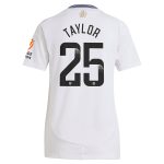 aston villa wsl away shirt 2024-25 – womens with taylor 25 printing Collection | Official Aston Villa Shirts